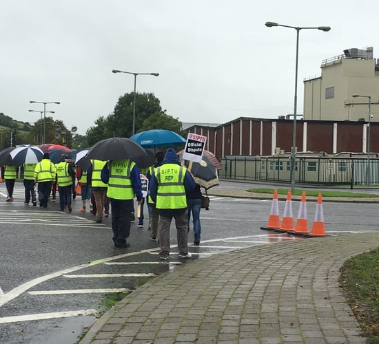 Second day of strike action for workers at Kerry Group in Listowel