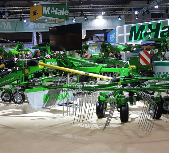 Pics: McHale adds another silage rake to its machine line-up