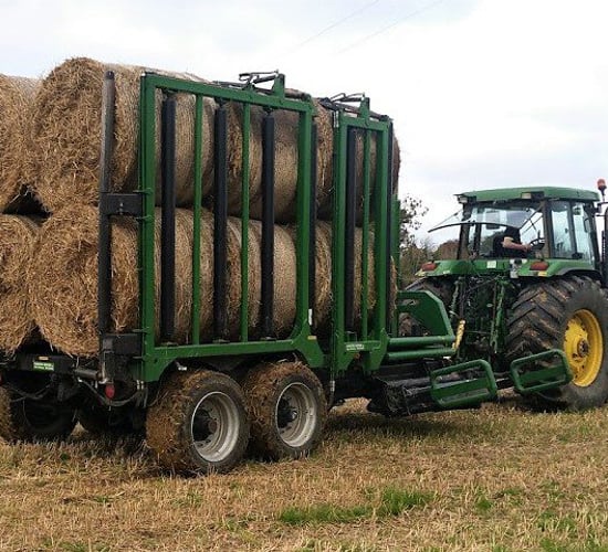 Disease for design: A Kilkenny man and his 'clever' bale collecting trailer