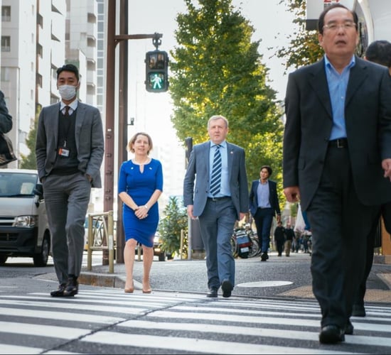 Creed raises global challenge of rural depopulation with officials in Tokyo