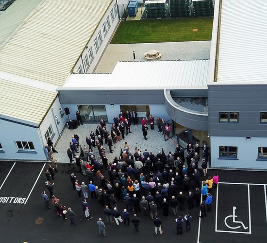 Over 200 people attend the official opening of FRS Network's new offices