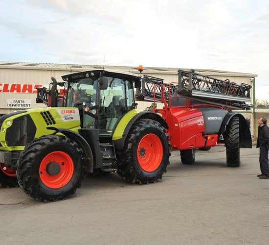 Sprayers and drills front and centre in Borris - on 'Black Tuesday'
