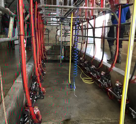 How can I keep my milking parlour in operation during the adverse weather?