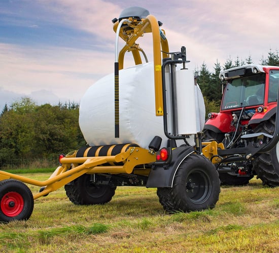 Latest wrapper can still do 5 bales in 3 minutes, but now it's 'easier'