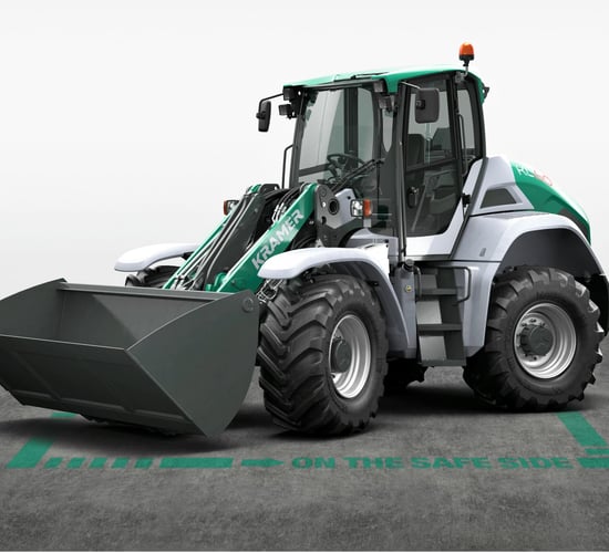 A non-articulated loader: Kramer wheels out its biggest shovel yet