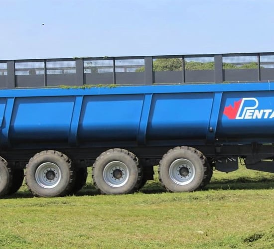 Fancy a 4-axle, all-purpose (dump/silage) trailer?