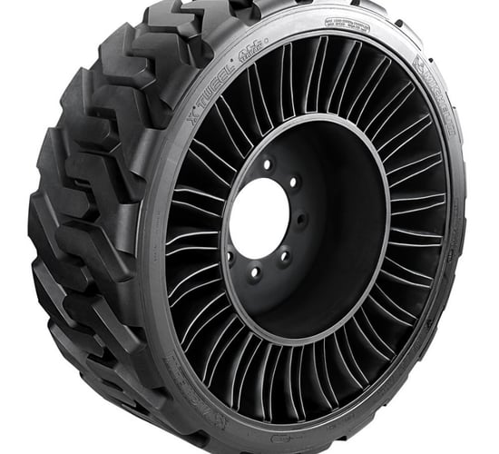 Never get another puncture: Is there a role for 'airless' tyres in farming?
