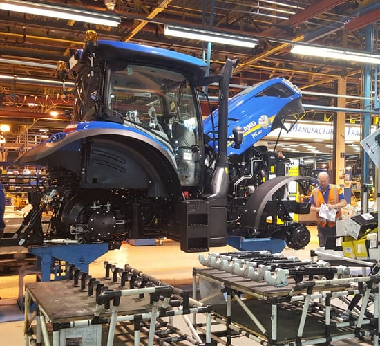 Pics: Behind the scenes at New Holland's UK tractor factory