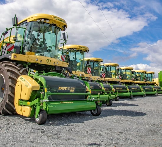 Pics: Massive haul of Krone foragers sold for 2018 Irish silage campaign