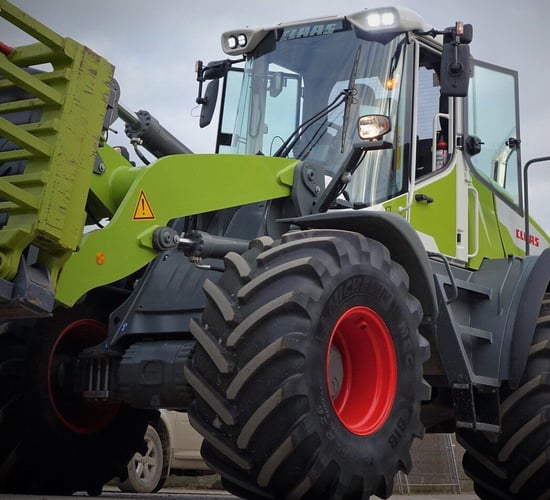 Eye-catching equipment arrives...for this week's Grass & Muck