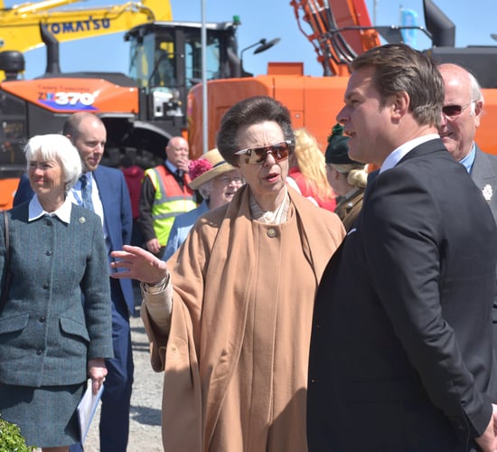 Princess 'down to earth' with farmers at Balmoral