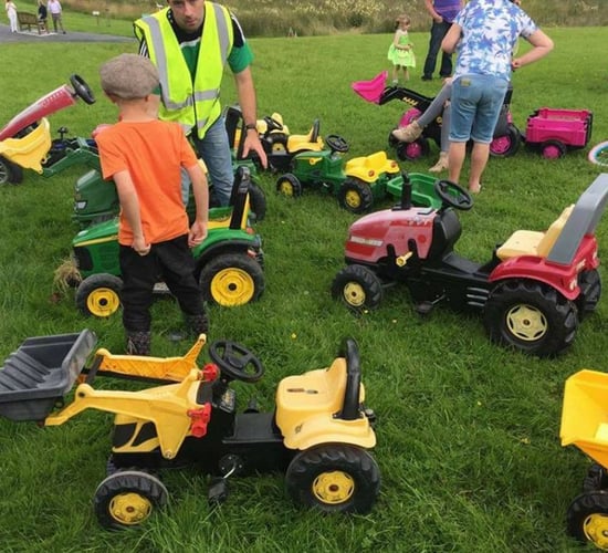 Longford farmers and fairies 'hit the road' on toy tractors