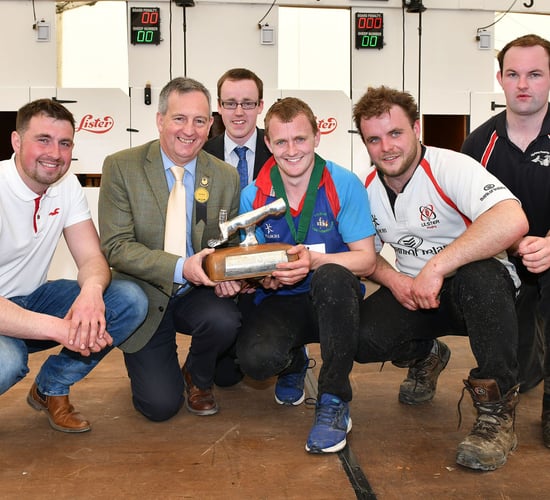 Young Farmers' Clubs of Ulster tug in a crowd at Balmoral