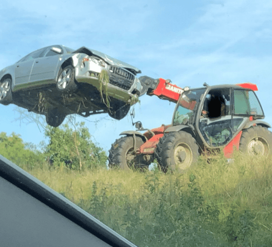 Farmer ousts abandoned Audi the agri way