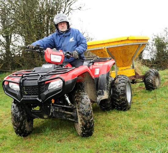 See why this quad was booted up with 'duals' at the rear