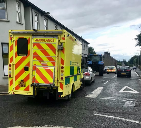 2 rushed to hospital following underage tractor accident