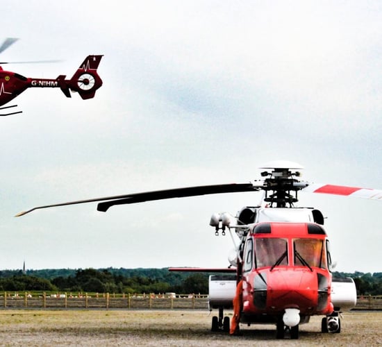 Man airlifted to hospital after falling into slurry tank
