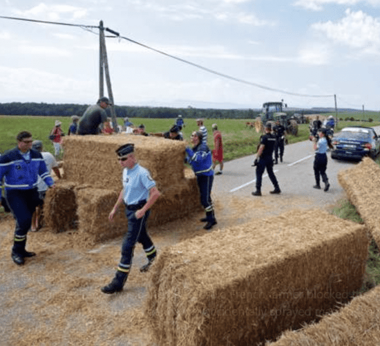 French farmers bring Tour de France to standstill with protest