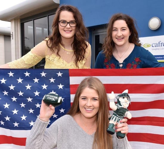 Loughry CAFRE students set off stateside
