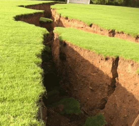 Gaping chasm emerges in Co. Monaghan field