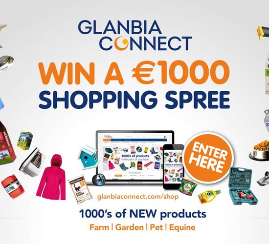 Win a €1,000 shopping spree with Glanbia Connect