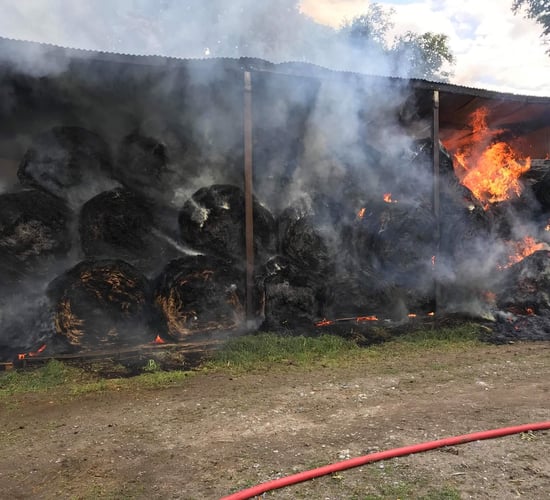 Bales go up in smoke in Tipperary barn blaze