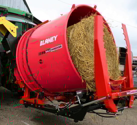 Bale-shredding machine chops '5 times faster than a diet feeder'