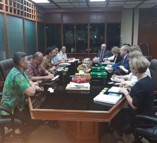 Creed holds bilateral trade talks on day 2 of mission