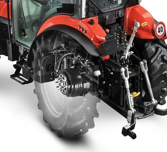 Latest Same tractor equipped with 4-wheel-steering