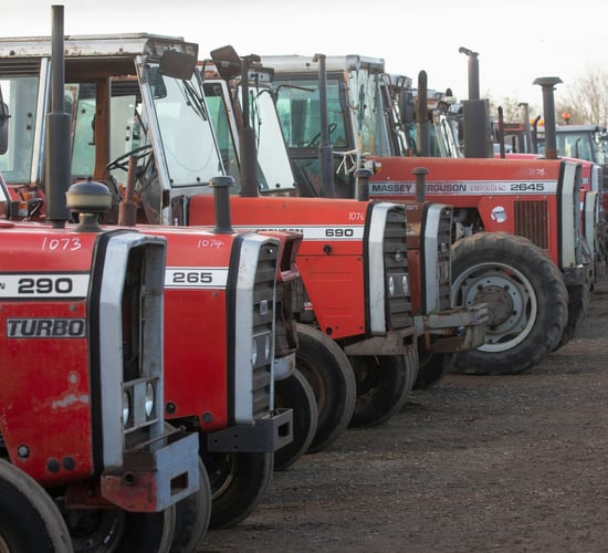 Auction report: Hammer falls on older MFs at big monthly sale
