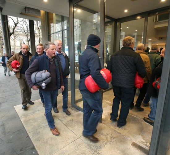 Carcass crunch: Farmers prepared to spend Christmas in Ag House