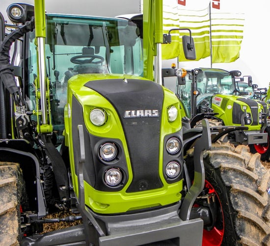 How many new tractors were registered in NI last year?