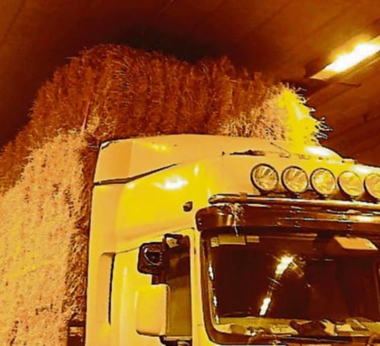 Oversized load of straw causes over €100,000 damage to Limerick Tunnel