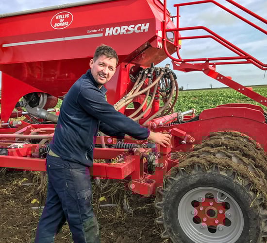 Tillage focus: The drills are out...sowing beans in Co. Kildare