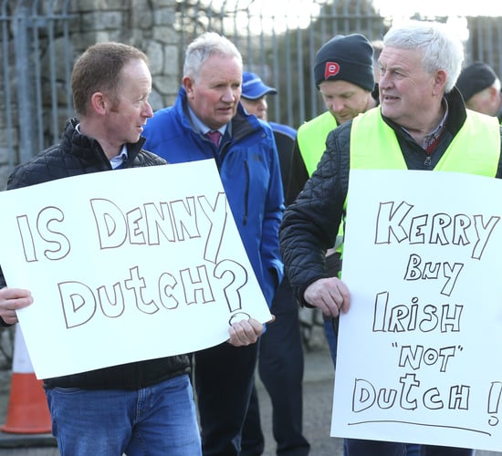 IFA stages country-of-origin protest outside Kerry Foods