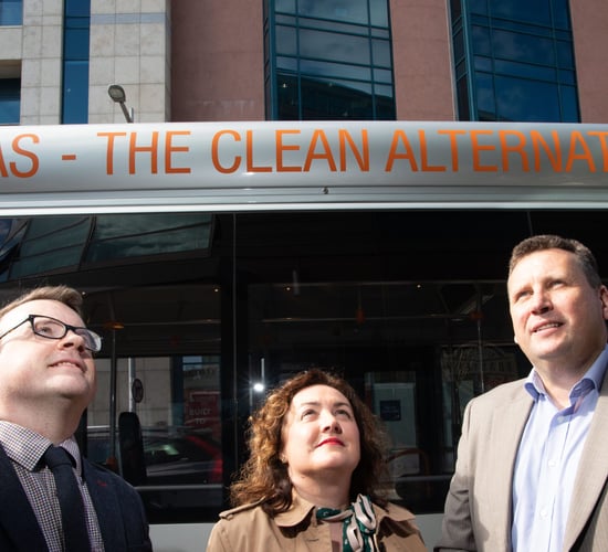 Ireland's first 'biogas bus' makes maiden voyage today