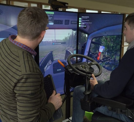 Watch: The new way to train 'ag' students how to drive tractors