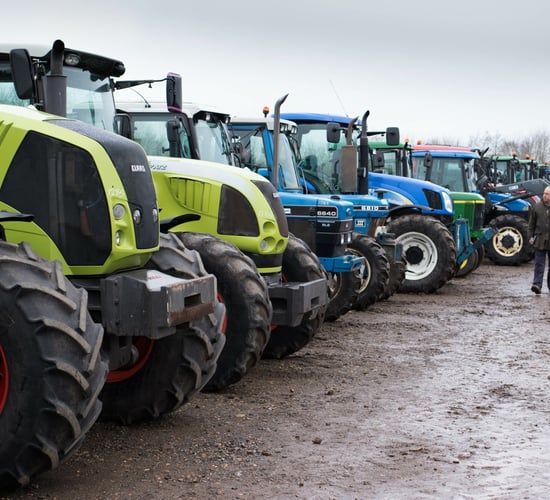 Sales are up at 'world's biggest monthly auction of tractors and farm machinery'