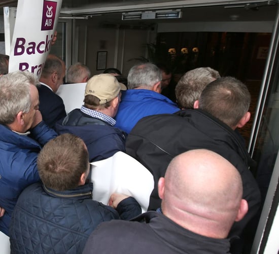 Security worker injured during IFA loan sale protest in Dublin