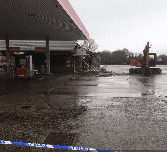 Thieves 'caught in the act' during rural ATM raid