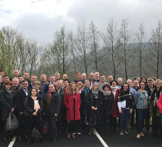 EU delegation visits Wicklow uplands to see  the SUAS project