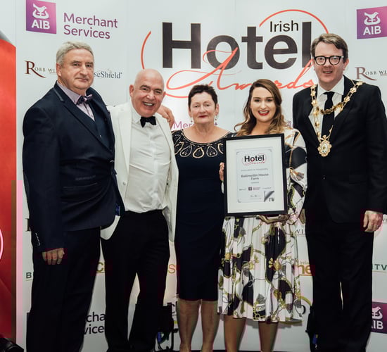 Cork farming couple receive innovation in hospitality gong