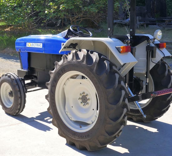 Fully-electric 'utility' tractor can run for 'up to 8 hours' on a charge