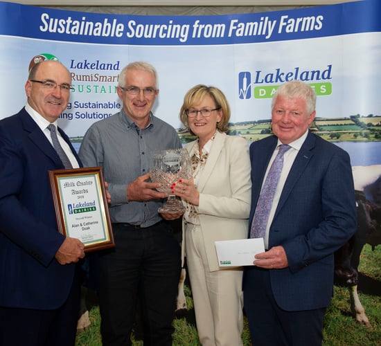 Winners unveiled at Lakeland milk quality awards