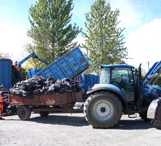 Almost 90% increase in farm plastics packaging waste dropped at bring centres