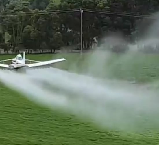 Spreading from the skies: Farmer tries alternative aerial approach