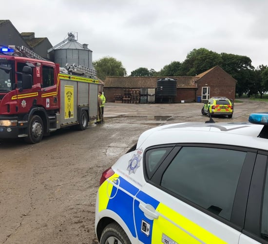 Firefighters rescue injured farm worker trapped in 3m trench