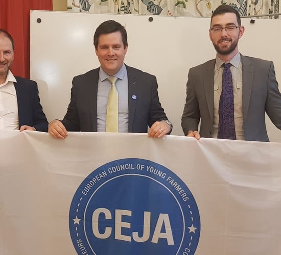 Finan re-elected as European young farmers' council vice-president