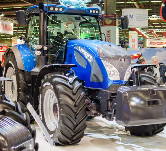 How many new tractors are selling in the UK?