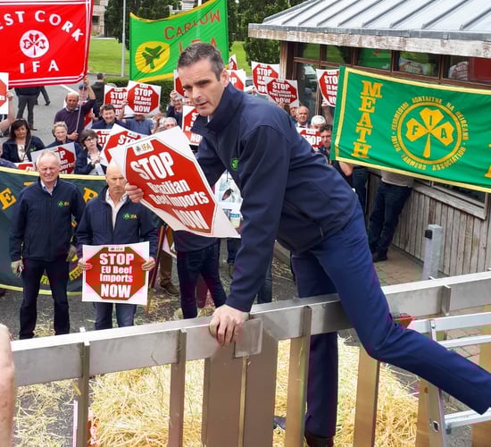 IFA protesters enter EU vet office in Meath